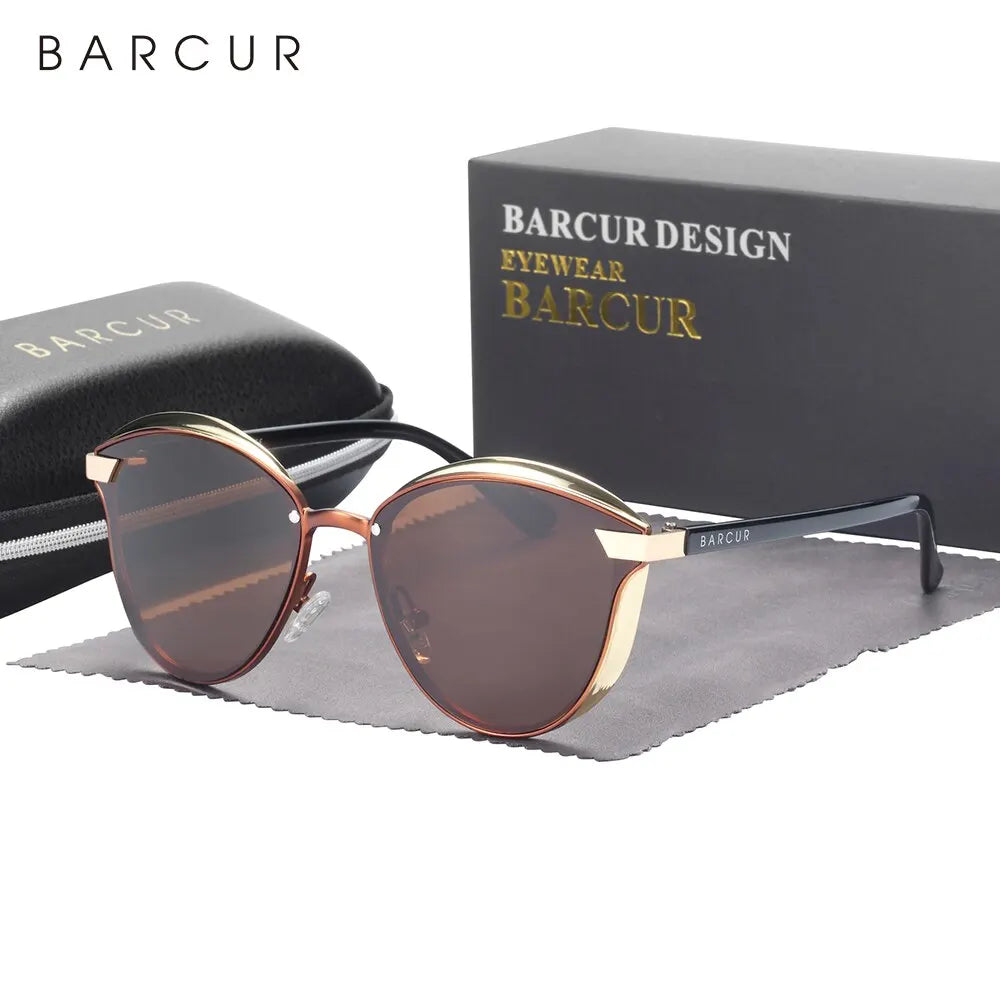 BARCUR - Solbriller til dame (cat eye)