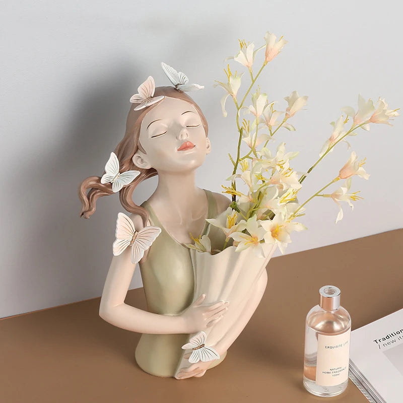 Sommerfugl Jente - til blomster og oppbevaring