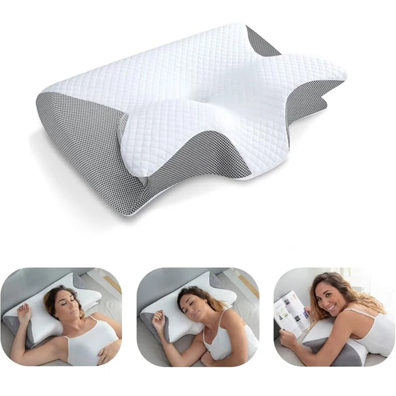Ergonomisk Nakkepute i Memory Foam – Lindring for Nakke og Skuldre