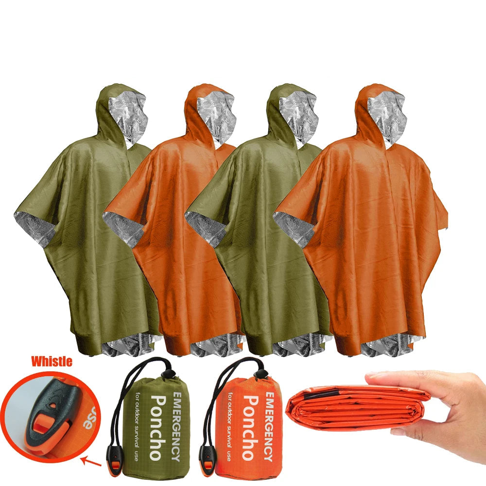 Vanntett Termisk Nødponcho