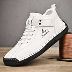 Sneakers til herre i lær