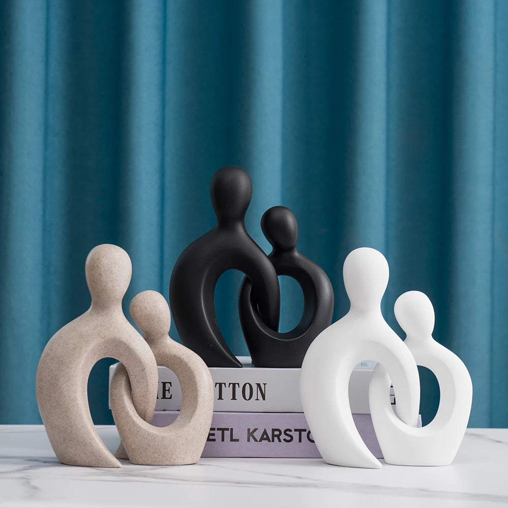 Elegant parskulptur - Symbol på kjærlighet