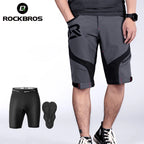 ROCKBROS - 2-i-1 sykkelshorts til menn