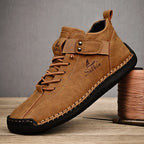 Sneakers til herre i lær