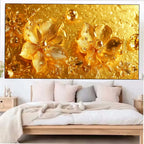 Diamond Painting - Gyldne blomster