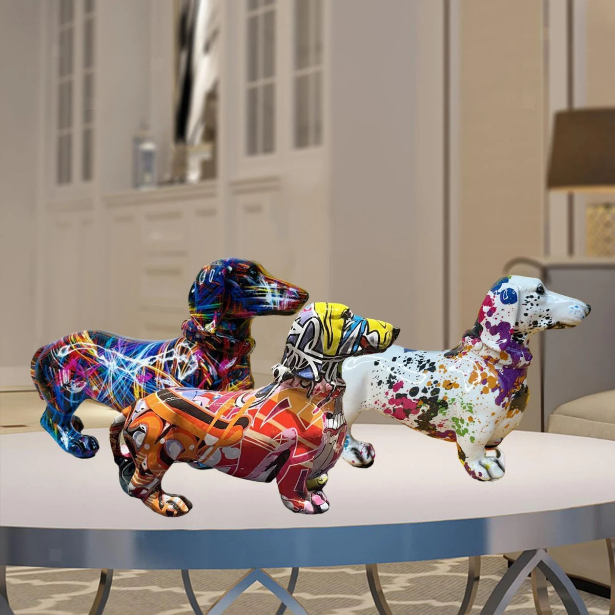 Graffiti Hundefigur - flere varianter