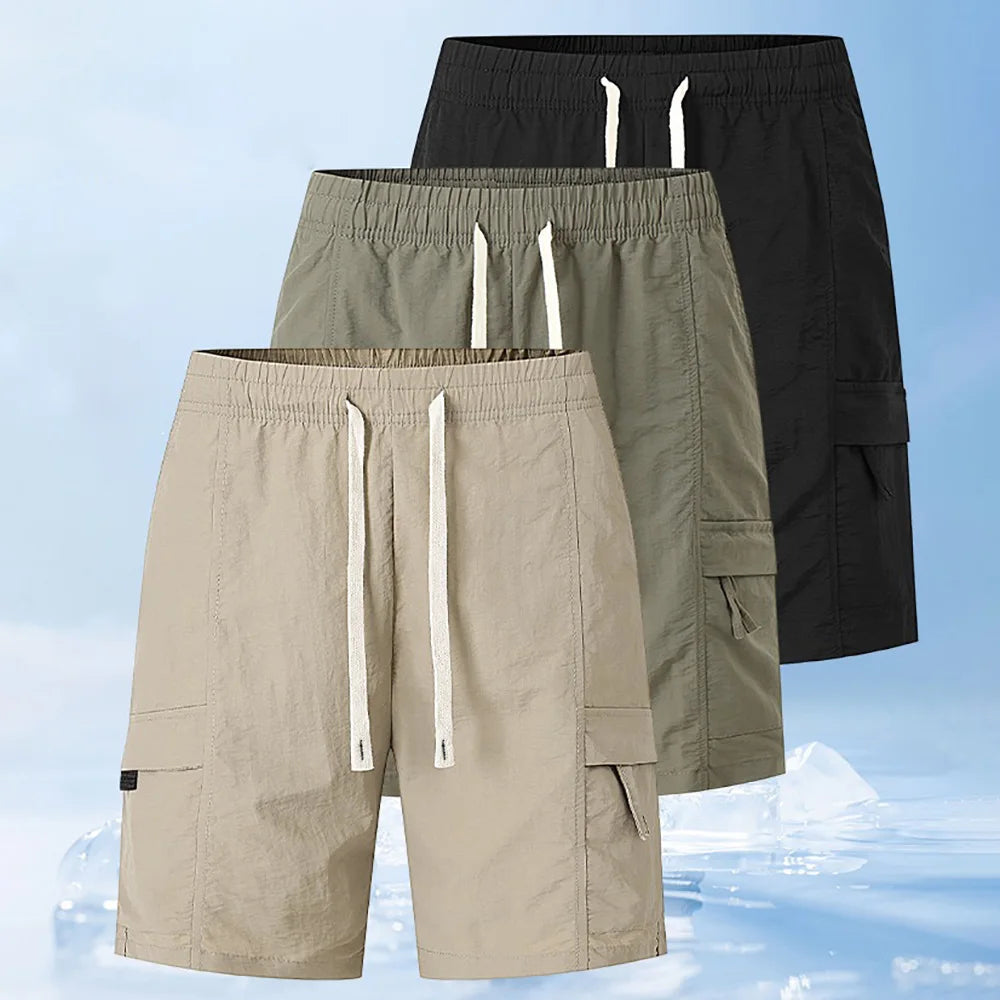 Cargo Shorts for Herre – Lett, Pustende og Komfortabel i Ice Silk