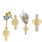 Vegghengt Blomstervase i metall 