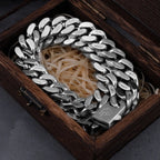 Cuban-kjede i rustfritt stål – for han