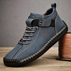 Sneakers til herre i lær